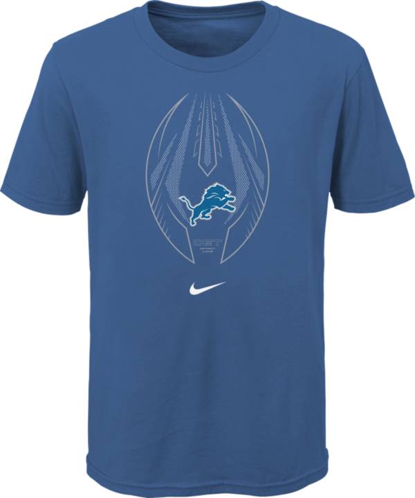 Nike Youth Detroit Lions Icon Blue T-Shirt