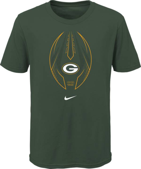 Nike Youth Green Bay Packers Icon Green T-Shirt