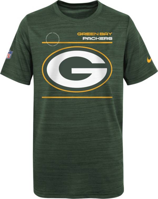 Nike Youth Green Bay Packers Sideline Legend Velocity Green T-Shirt