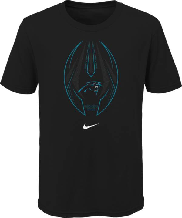 Nike Youth Carolina Panthers Icon Black T-Shirt