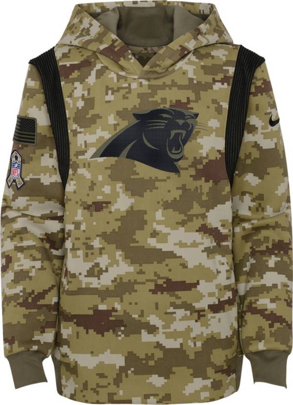 Nike Youth Carolina Panthers Salute to Service Camouflage Hoodie