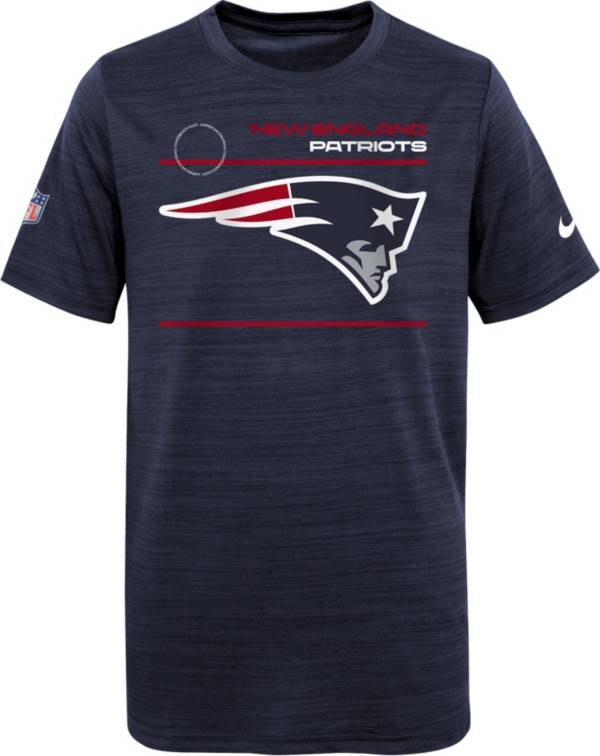 Nike Youth New England Patriots Sideline Legend Velocity Navy T-Shirt