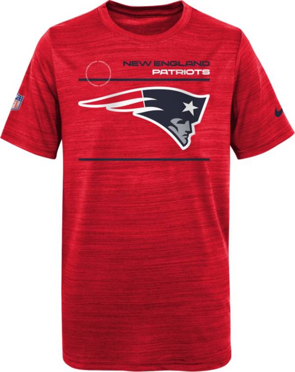Nike Youth New England Patriots Sideline Legend Velocity Red T-Shirt