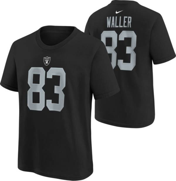 Nike Youth Las Vegas Raiders Darren Waller #83 Black T-Shirt