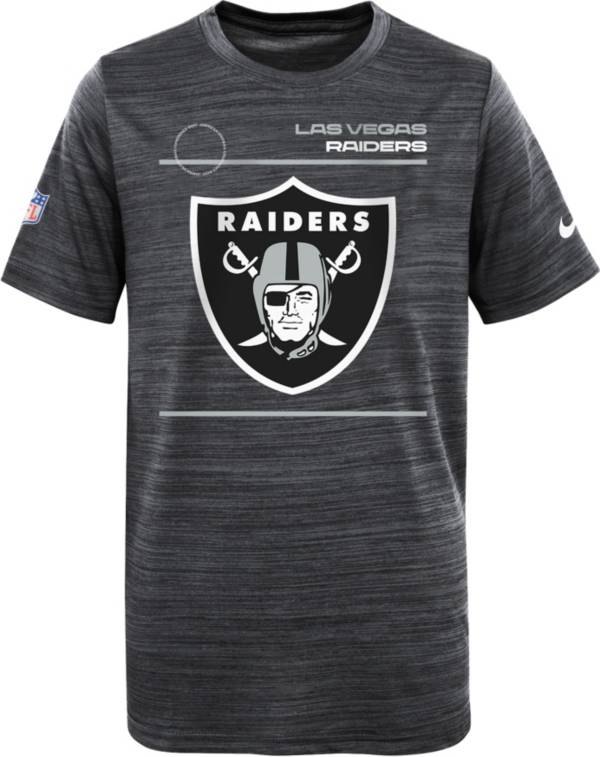 Nike Youth Las Vegas Raiders Sideline Legend Velocity Black T-Shirt