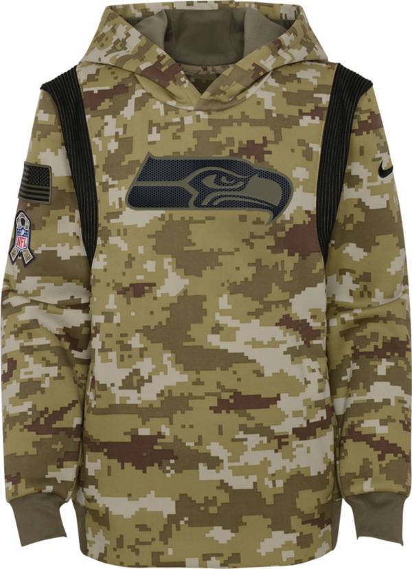 Nike Youth Seattle Seahawks Salute to Service Camouflage Hoodie