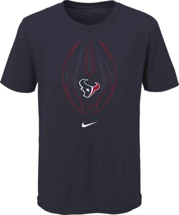 Nike Youth Houston Texans Icon Navy T-Shirt