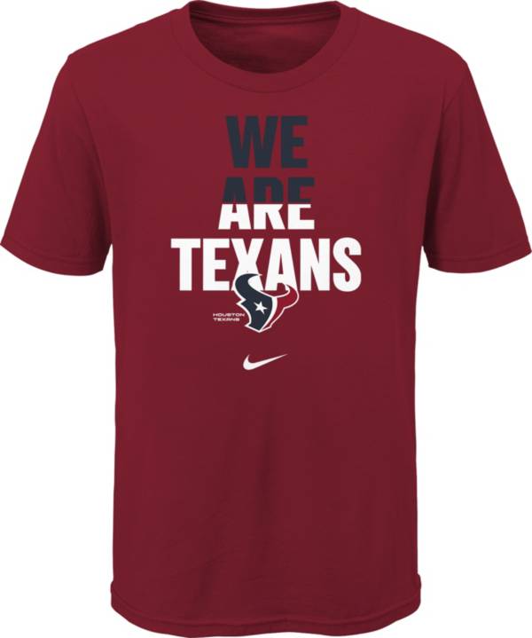 Nike Youth Houston Texans Local Split Red T-Shirt