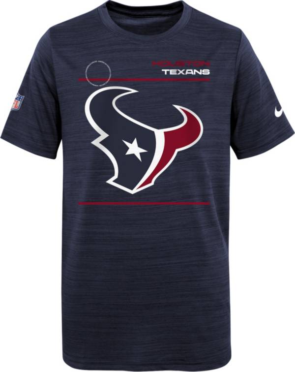 Nike Youth Houston Texans Sideline Legend Velocity Navy T-Shirt