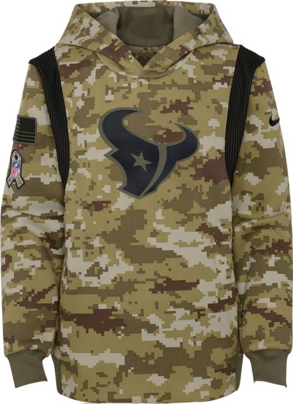 Nike Youth Houston Texans Salute to Service Camouflage Hoodie