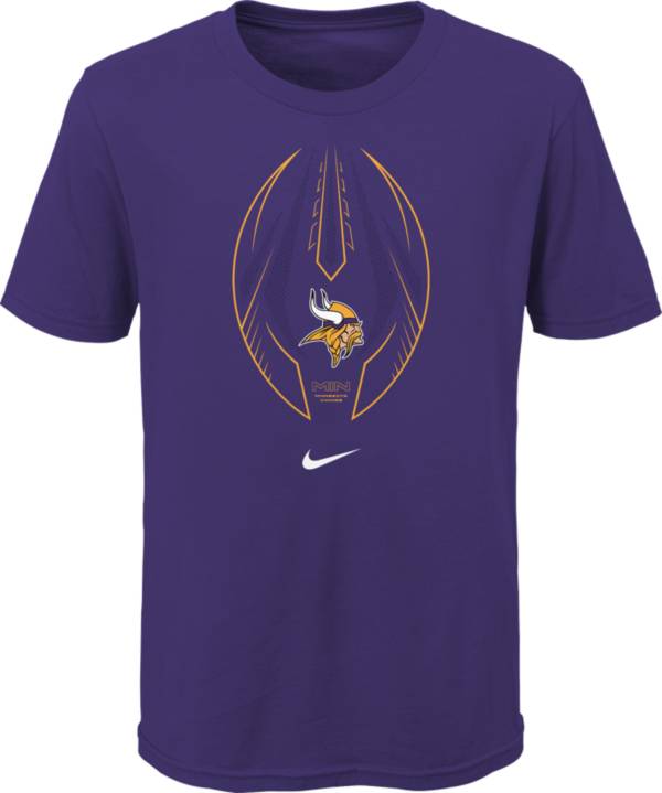 Nike Youth Minnesota Vikings Icon Purple T-Shirt