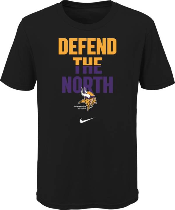 Nike Youth Minnesota Vikings Local Split Black T-Shirt