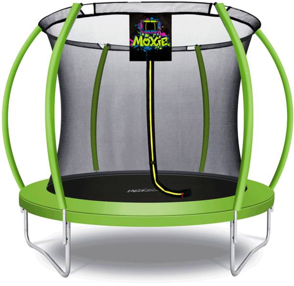 Upper Bounce 8' Pumpkin-Shaped Trampoline Set with Enclosure