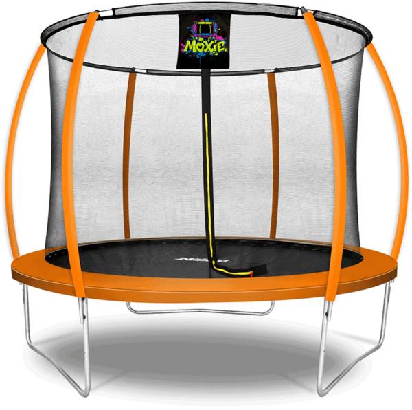 Upper Bounce 10' Pumpkin-Shaped Trampoline Set with Enclosure