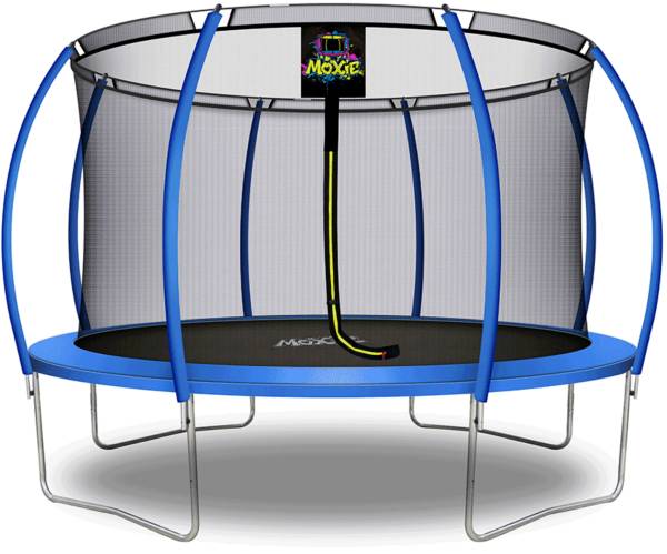 Upper Bounce 12' Pumpkin-Shaped Trampoline Set with Enclosure