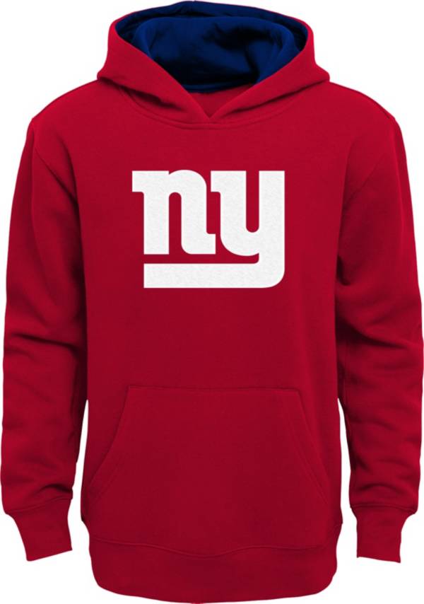 NFL Team Apparel Little Boys' New York Giants Red Prime Pullover Hoodie