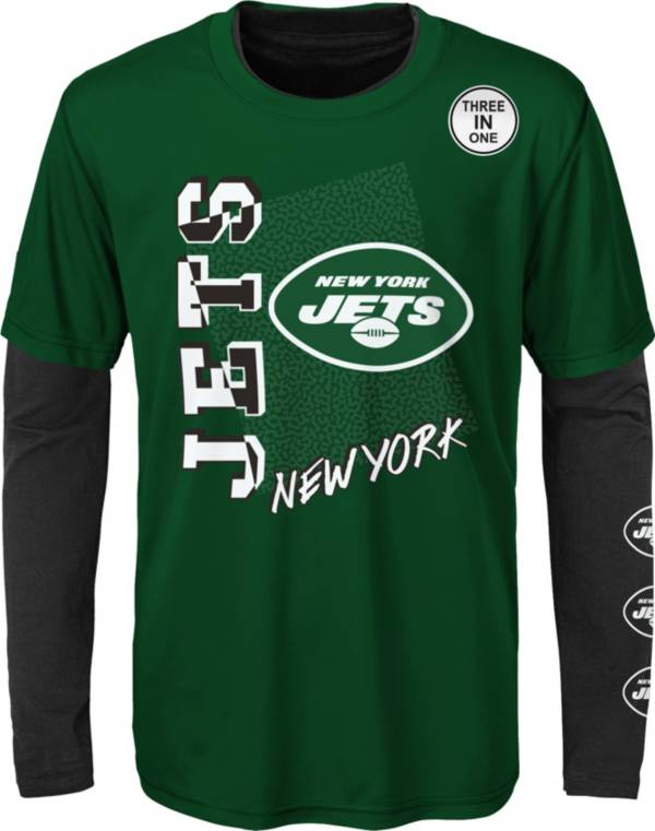 NFL Team Apparel Boys' New York Jets Combo 3-in-1 Shirt