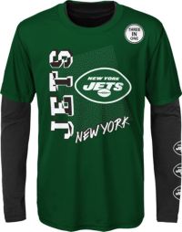 A-Team Apparel New York Jets Girls 3 Pack Ruffle Sleeve Creepers