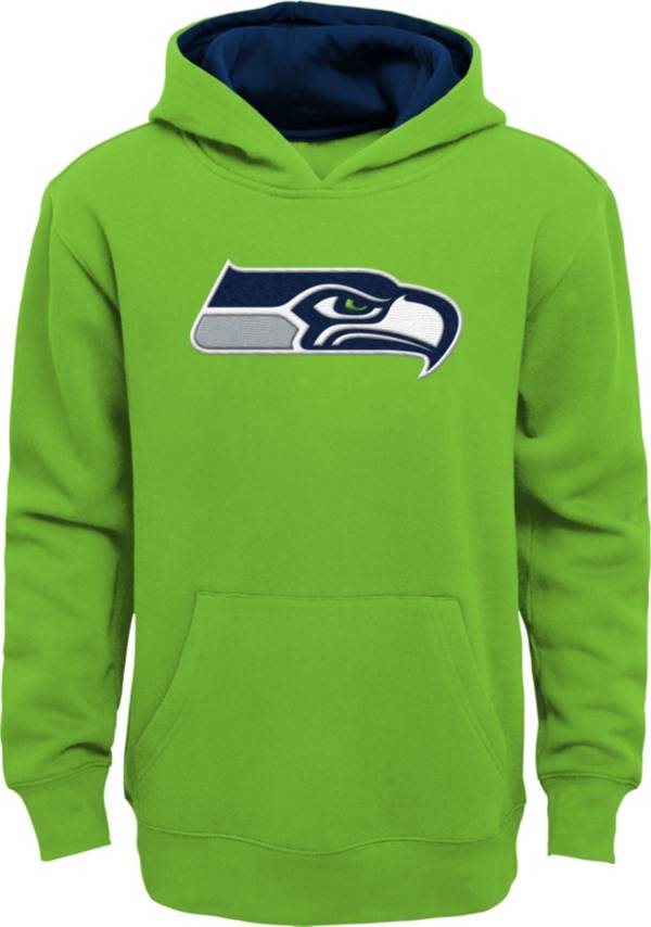 NFL Team Apparel Little Boys' Seattle Seahawks Green Prime Pullover Hoodie