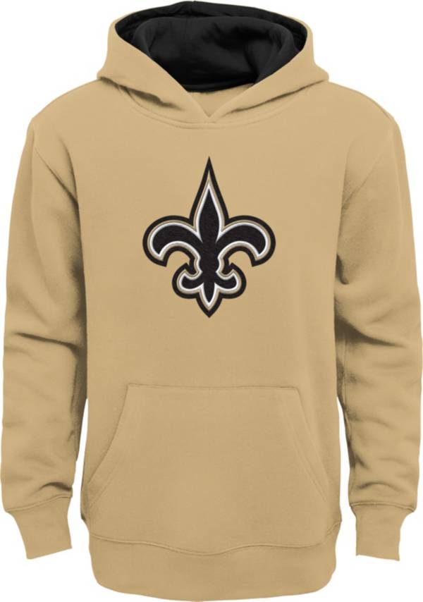 NFL Team Apparel Little Boys' New Orleans Saints Gold Prime Pullover Hoodie