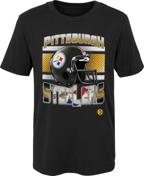 NFL Team Apparel Little Kid's Pittsburgh Steelers Black Glory Days T-Shirt