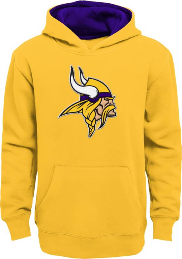 NFL Team Apparel Little Boys' Minnesota Vikings Gold Prime Pullover Hoodie