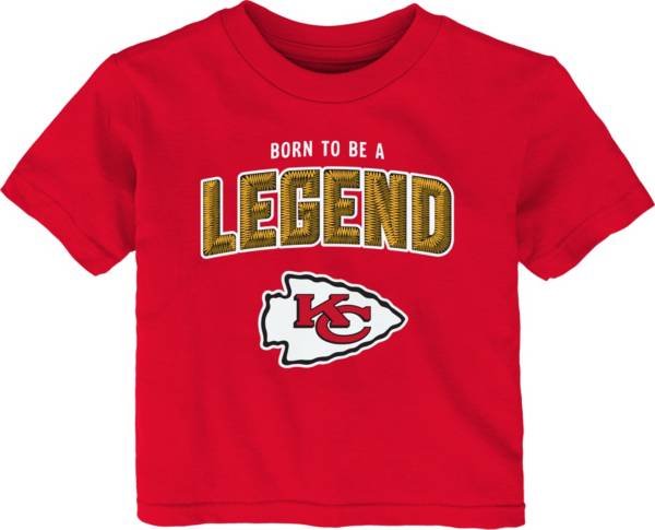 NFL Team Apparel Infant's Kansas City Chiefs Red Born 2 Be T-Shirt