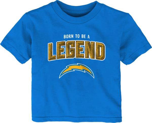 NFL Team Apparel Infant's Los Angeles Chargers Blue Born 2 Be T-Shirt