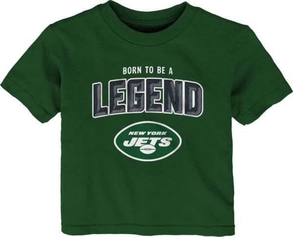 NFL Team Apparel Infant's New York Jets Sport Green Born 2 Be T-Shirt