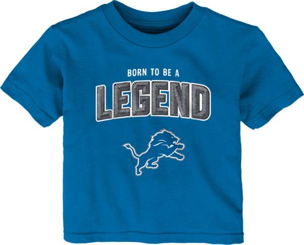 NFL Team Apparel Infant's Detroit Lions Blue Born 2 Be T-Shirt