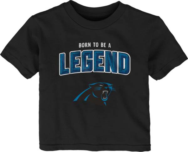 NFL Team Apparel Infant's Carolina Panthers Black Born 2 Be T-Shirt