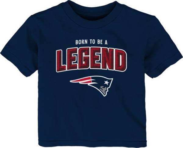 NFL Team Apparel Infant's New England Patriots NAVY Born 2 Be T-Shirt product image