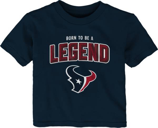 NFL Team Apparel Infant's Houston Texans NAVY Born 2 Be T-Shirt