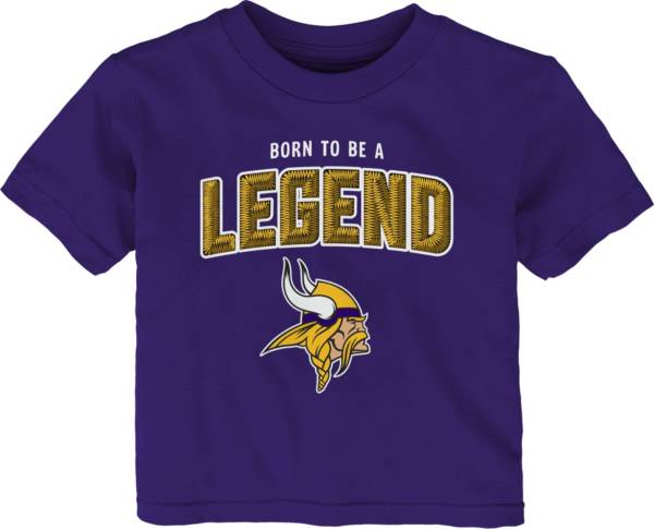 NFL Team Apparel Infant's Minnesota Vikings Purple Born 2 Be T-Shirt