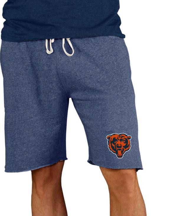 NFL Team Apparel Men's Chicago Bears Navy Mainstream Terry Shorts
