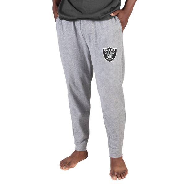 Concepts Sport Men's Las Vegas Raiders Grey Mainstream Cuffed Pants product image