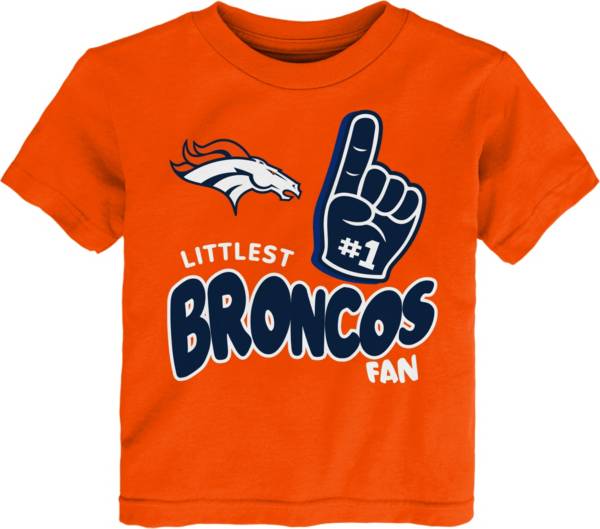 NFL Team Apparel Little Kid's Denver Broncos Orange Lil' Fan T-Shirt