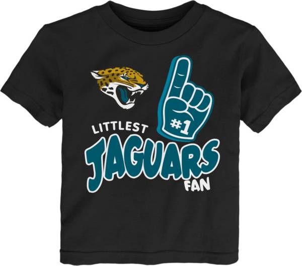 NFL Team Apparel Little Kid's Jacksonville Jaguars Black Lil' Fan T-Shirt