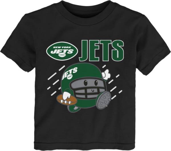 NFL Team Apparel Little Kid's New York Jets Black Poki T-Shirt