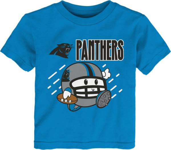 NFL Team Apparel Little Kid's Carolina Panthers Blue Poki T-Shirt