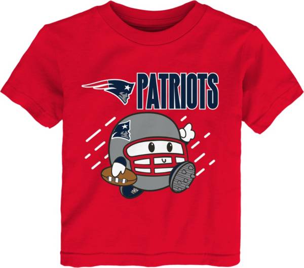 NFL Team Apparel Little Kid's New England Patriots Red Poki T-Shirt