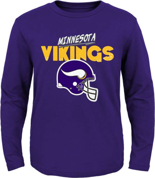 NFL Team Apparel Little Kid's Minnesota Vikings Purple Rad Long Sleeve T-Shirt