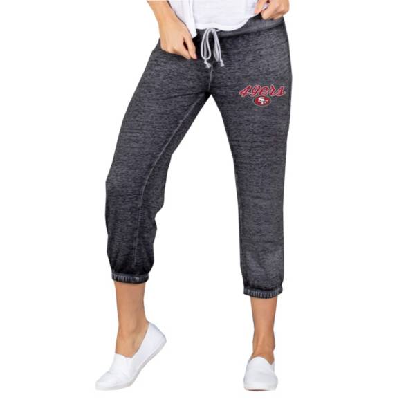 Concepts Sport Women's San Francisco 49ers Charcoal Capri Pants