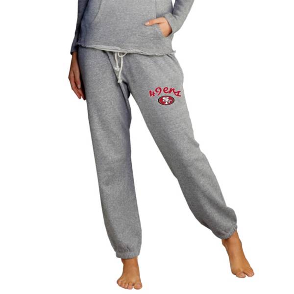 Concepts Sport Women's San Francisco 49ers Grey Mainstream Cuffed Pants