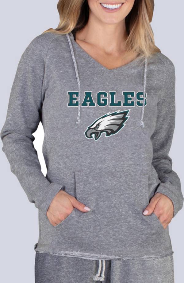 Concepts Sport Women's Philadelphia Eagles Mainstream Grey Hoodie ...