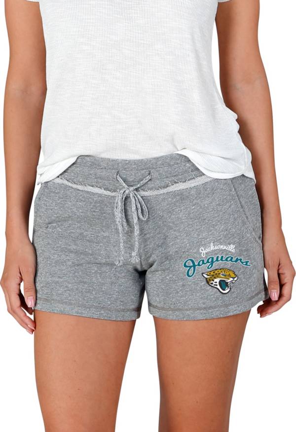 Concepts Sport Women's Jacksonville Jaguars Mainstream Grey Shorts