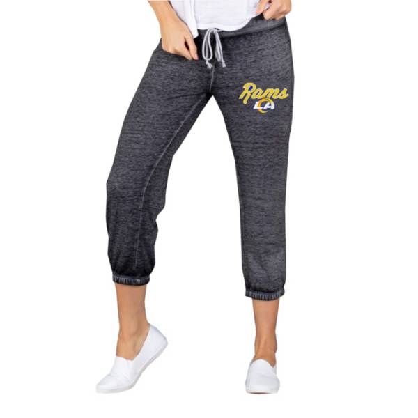 Concepts Sport Women's Los Angeles Rams Charcoal Capri Pants