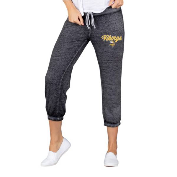 Concepts Sport Women's Minnesota Vikings Charcoal Capri Pants