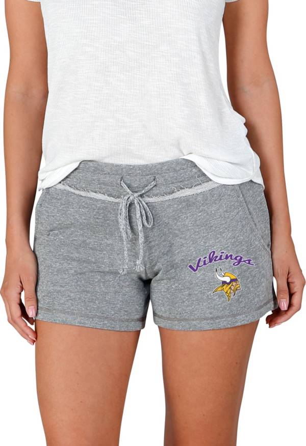 Concepts Sport Women's Minnesota Vikings Mainstream Grey Shorts