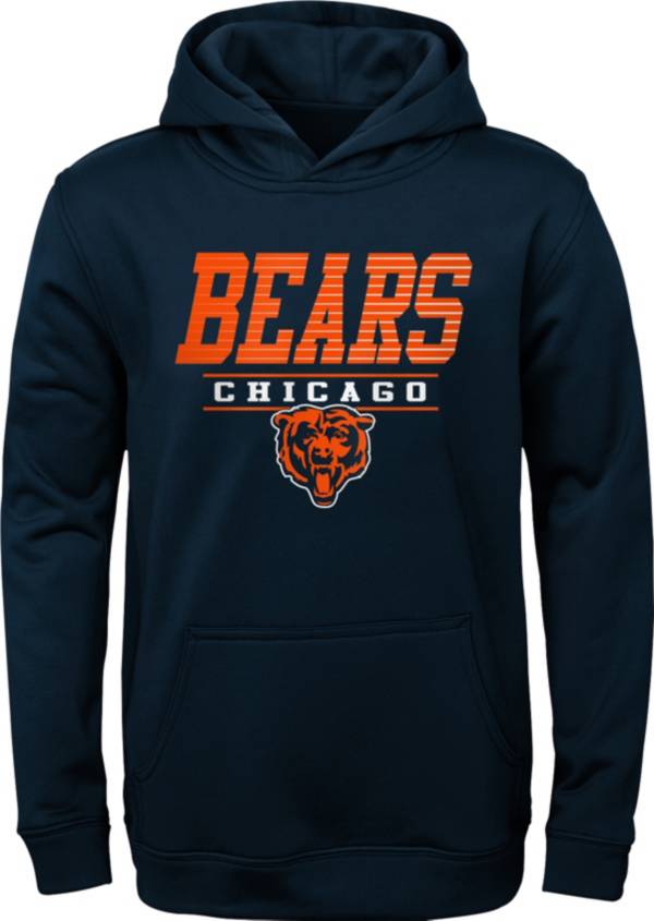 NFL Team Apparel Youth Chicago Bears Win Streak Navy Hoodie